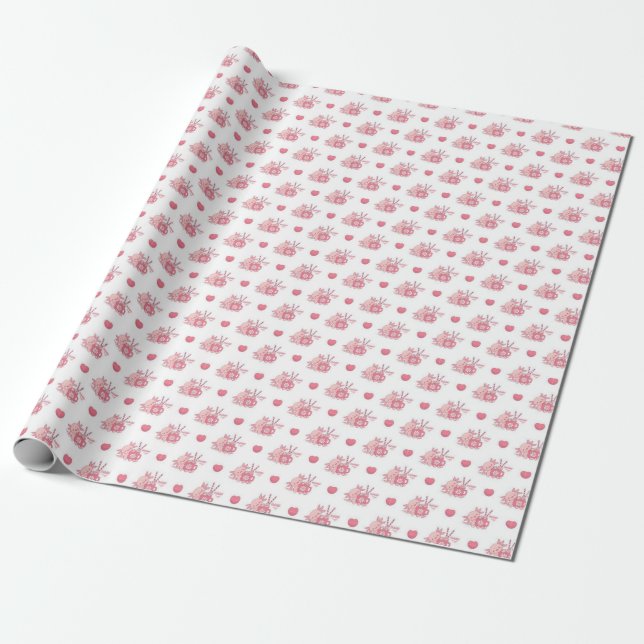 Presentpapper för Alla hjärtans dag (Utrullad)