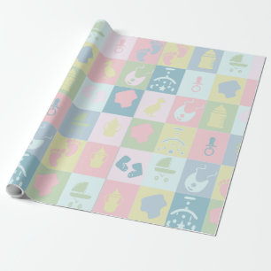 Presentpapper för baby shower