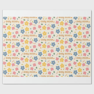 Presentpapper för baby shower