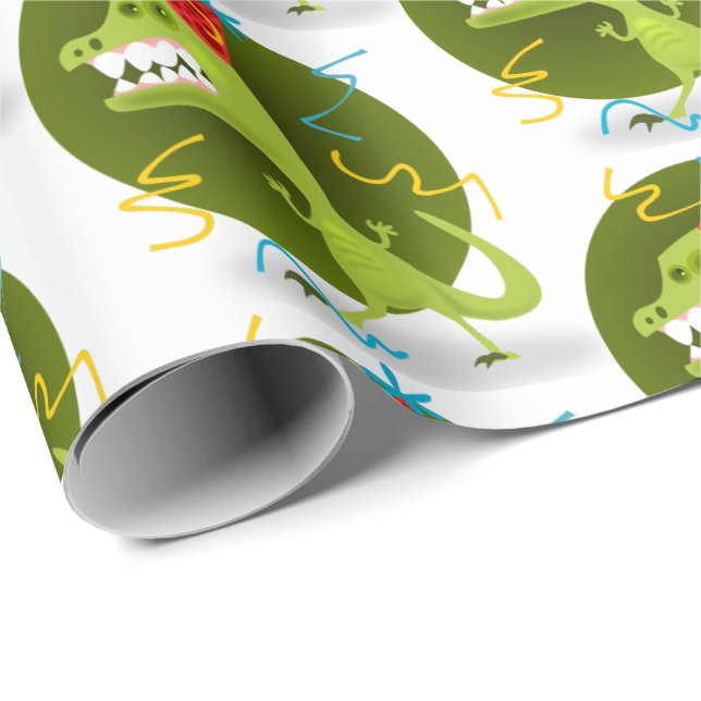 Presentpapper - Glad födelsedag Du Party Animal (Rullad Hörn)