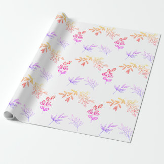 Presentpapper Gradientblad Sömlös