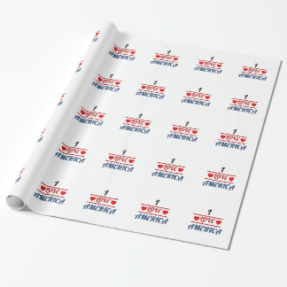 Presentpapper - Jag älskar Amerika