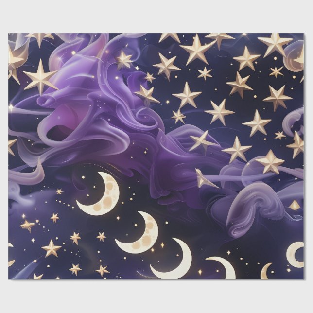 Presentpapper – Lyx Royal Amethyst Celestial (Platt)