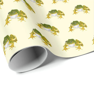 Presentpapper med grodor