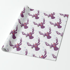 Presentpapper Nyår Hjort