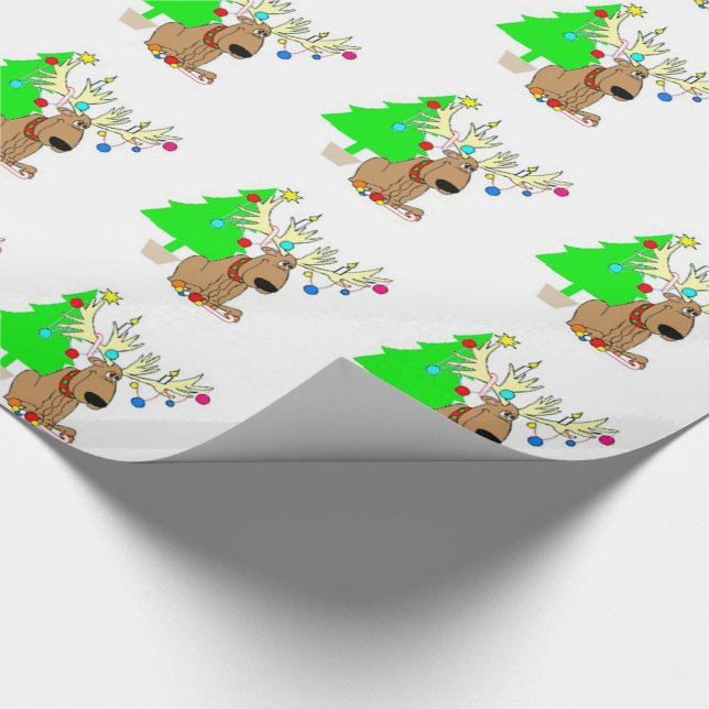 Presentpapper/Ren & Julgran Presentpapper (Hörn)