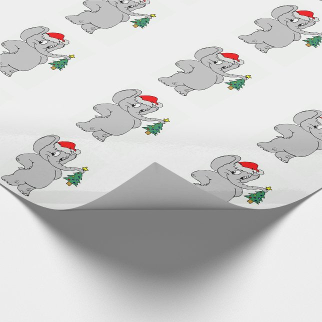 Presentpapper/Santa Elefant Presentpapper (Hörn)