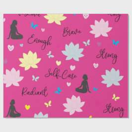 Presentpapper | Självvärde Lotus Blommönster