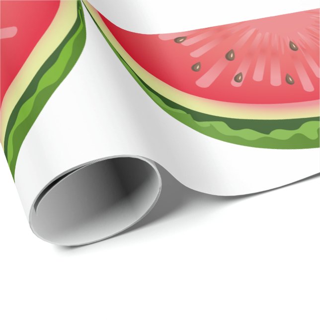 Presentpapper - Vattenmelon (Rullad Hörn)