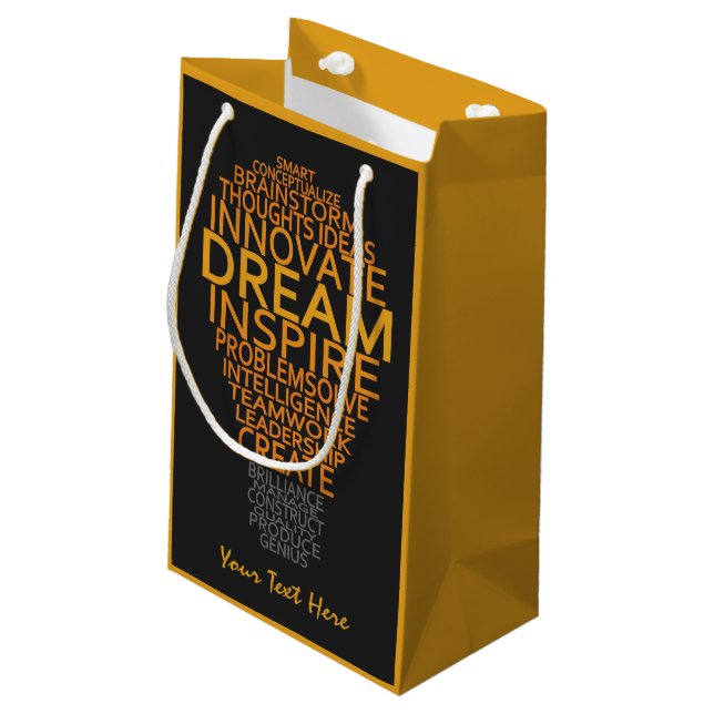 Presentpåsar för inspirationsljus-anpassningsbar (Baksidan Vinklad)