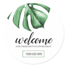 Presentpåsar Fördelar Etiketter för Tropisk Affärs