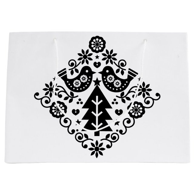PRESENTPÅSAR NORSK JULDEKOR  (Framsidan)