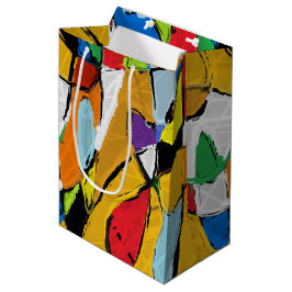 Presentpåse för Abstrakt av gult