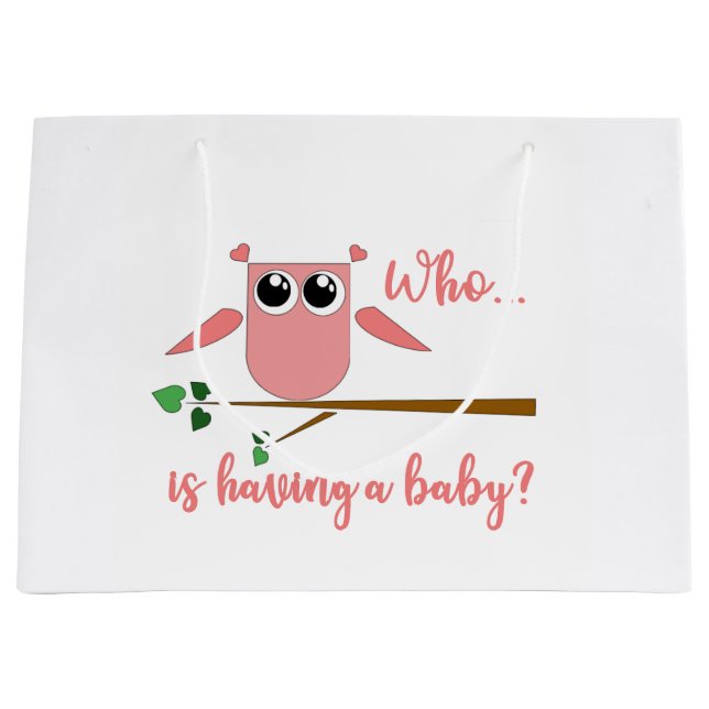 Presentpåse för babyfirande (Framsidan)