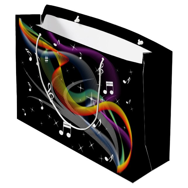 Presentpåse för Music Illustration (Baksidan Vinklad)