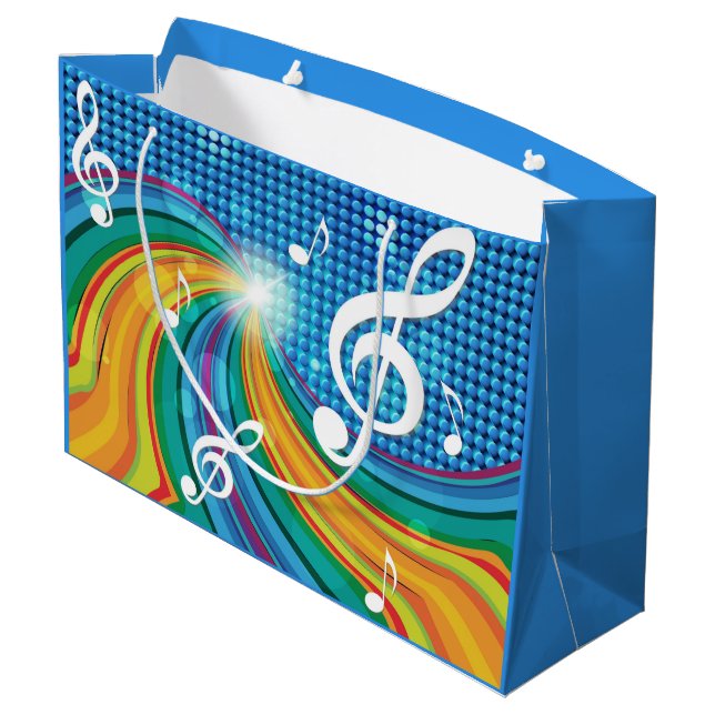 Presentpåse för Music Illustration (Baksidan Vinklad)