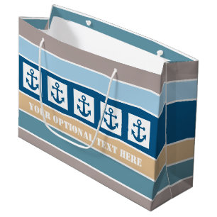 Presentpåse för Nautical Rand anpassningsbar