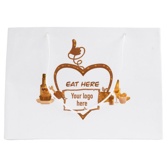 Presentpåse för restaurang  (Framsidan)