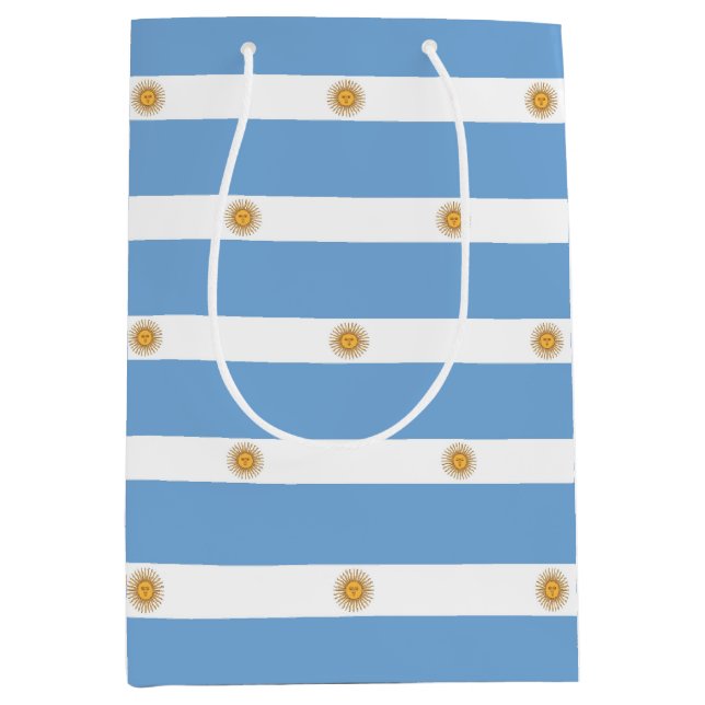 Presentpåse med Argentinas flagga (Framsidan)