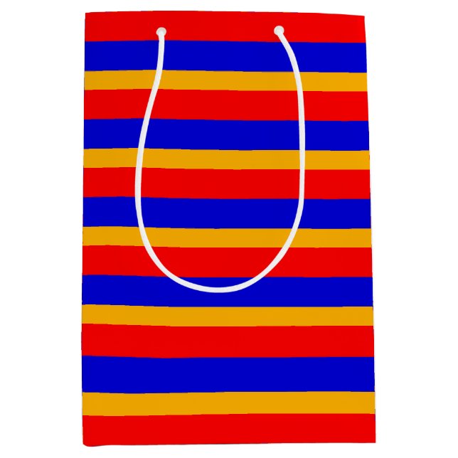 Presentpåse med Armeniens flagga (Framsidan)