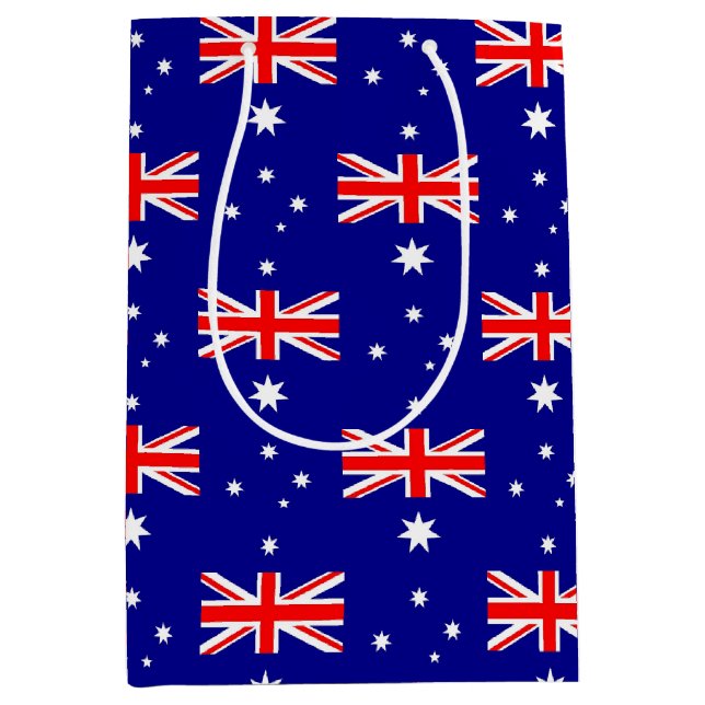 Presentpåse med Australiens flagga (Framsidan)
