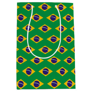 Presentpåse med Brasiliens flagga