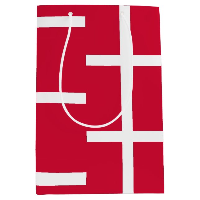 Presentpåse med Danmarks flagga (Framsidan)