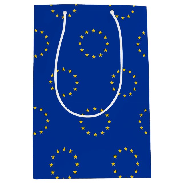Presentpåse med Europeiska unionens flagga (Framsidan)