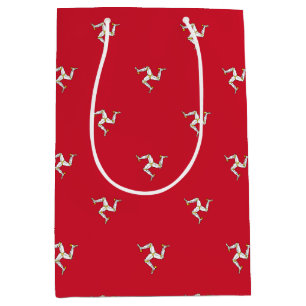 Presentpåse med Isle of Man-flagga