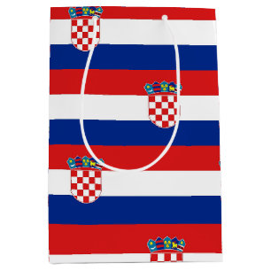 Presentpåse med kroatiens flagga