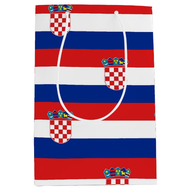 Presentpåse med kroatiens flagga (Framsidan)