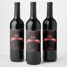 Presentpåse - Rosa Flamingo