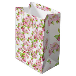 Presentpåse - Rosa Hellebore-blomma