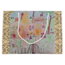 Presentpåse - Whimsical Houses