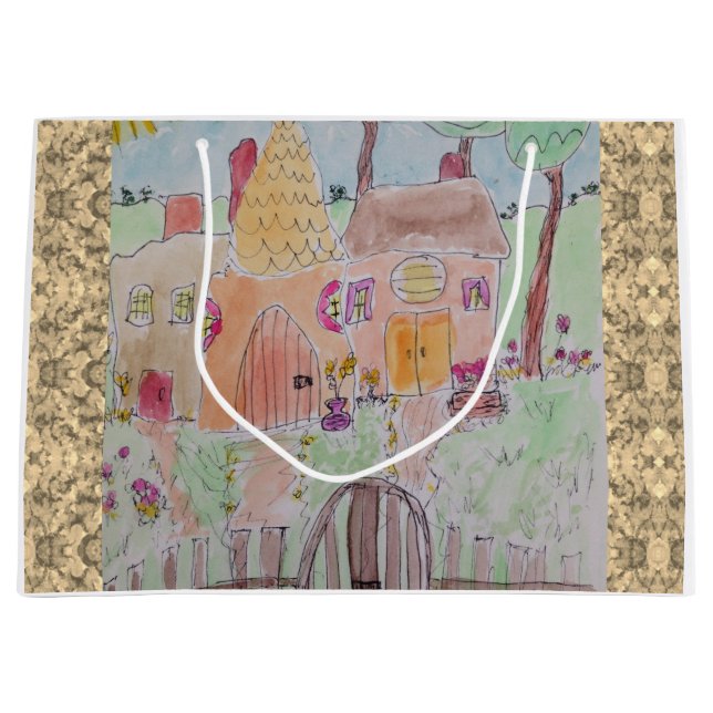 Presentpåse - Whimsical Houses (Framsidan)