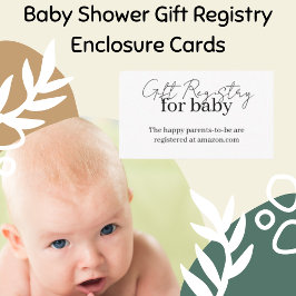 Presentregister för baby, inbjudan till babyvisnin