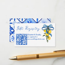 Presentregister för Lemons Blue möhippa