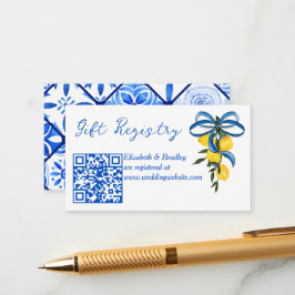 Presentregister för Lemons Blue möhippa Tilläggskort