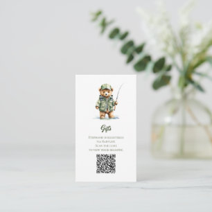 Presentregisterings QR-kod En liten fiskare Tilläggskort