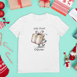 Presentstjuv Rolig familjematchande jul T Shirt
