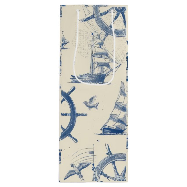 Presentväskor med Nautisk information (ankare och  (Framsidan)