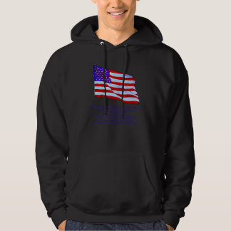 Preserve Protect And Defend Oath Us Flag Waving Hoodie