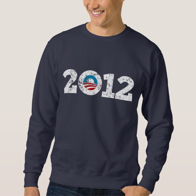 President 2012 Barack Obama Sweatshirt (Framsida)