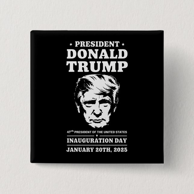 President 47 D J Trump Inauguration Day Jan 2025 Knapp (Framsida)
