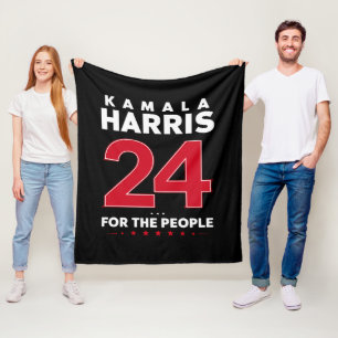 President 47 Kamala Harris 2024 Stöd Madame  Fleecefilt