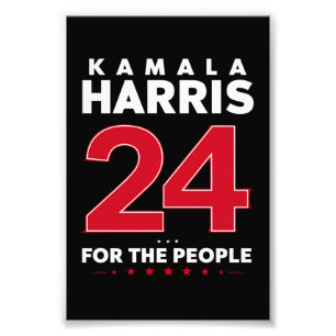 President 47 Kamala Harris 2024 Stöd Madame Fototryck