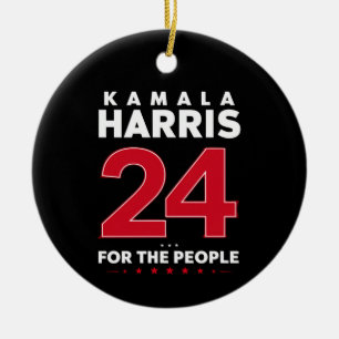 President 47 Kamala Harris 2024 Support Julgransprydnad Keramik