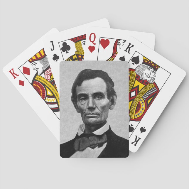 President Abe Lincoln Casinokort (Baksidan)