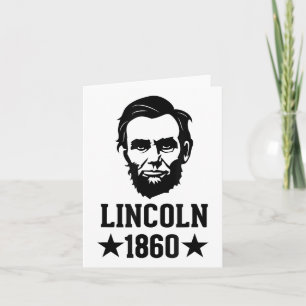 President Abraham Lincoln 1860 - Abe - Amerika Sil Kort