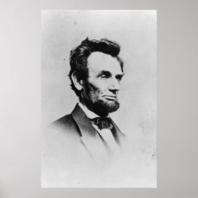 President Abraham Lincoln av Mathew B. Brady Poster (Framsidan)